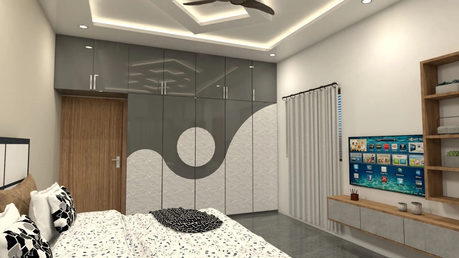 Modern Bedroom Wardrobe Design